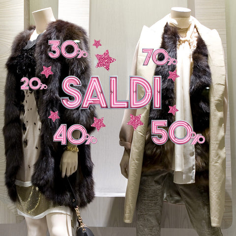Saldi pink neon | Vetrofania