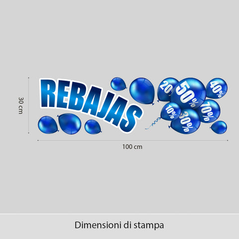 Saldi palloncini | Vetrofania