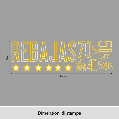 Saldi glow | Vetrofania