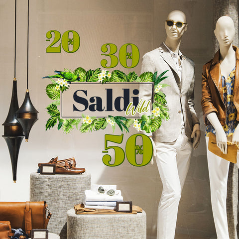 Saldi wild | Vetrofania