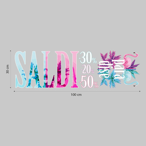 Saldi Double Paradise | Vetrofania