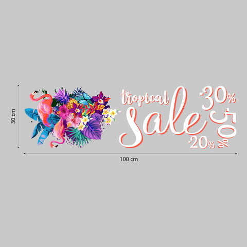 Saldi tropical colors | Vetrofania