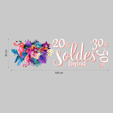 Saldi tropical colors | Vetrofania