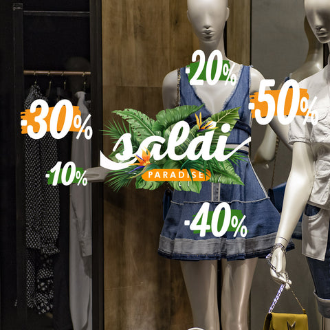 Saldi Tropical paradise | Vetrofania