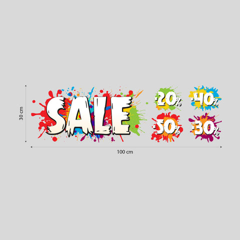 Saldi splash | Vetrofania