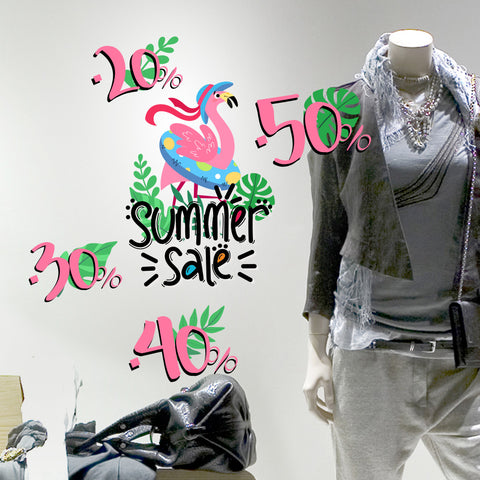 Saldi Nice Flamingo | Vetrofania