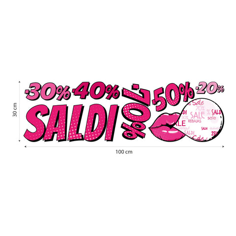 Saldi chewing gum | Vetrofania