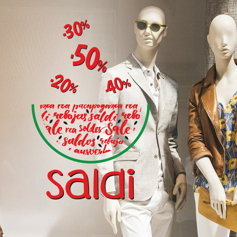 Saldi cocomero | Vetrofania