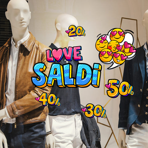 Saldi love and smile | Vetrofania