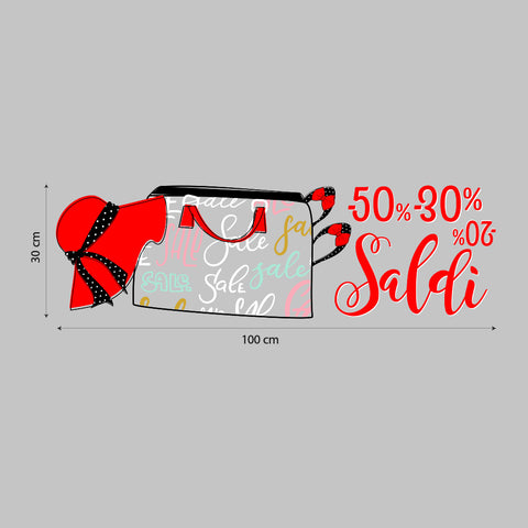 Saldi Romantici | Vetrofania