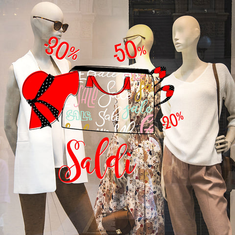 Saldi Romantici | Vetrofania