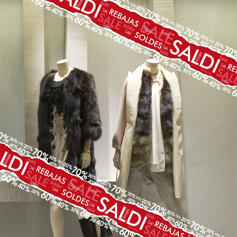 Fascia Saldi 9 | Vetrofania