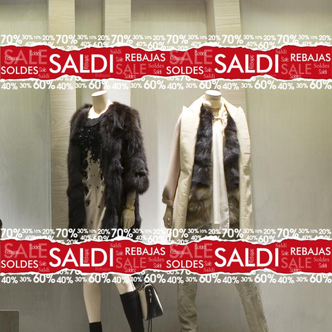 Fascia Saldi 9 | Vetrofania