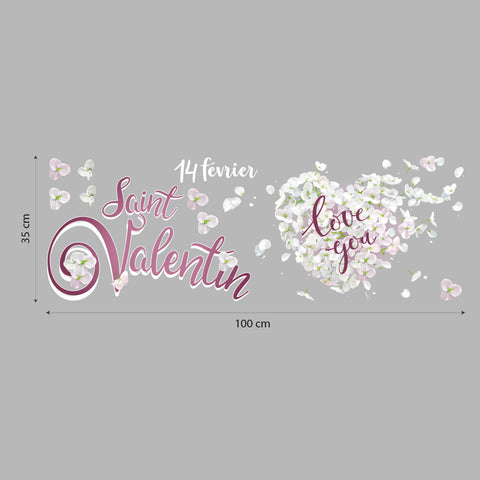 Fiori San Valentino | Vetrofania