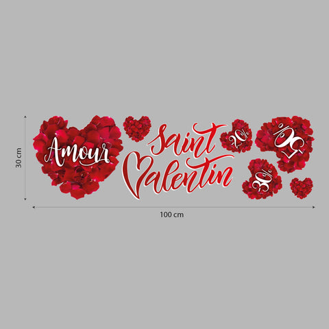Rosso San Valentino | Vetrofania