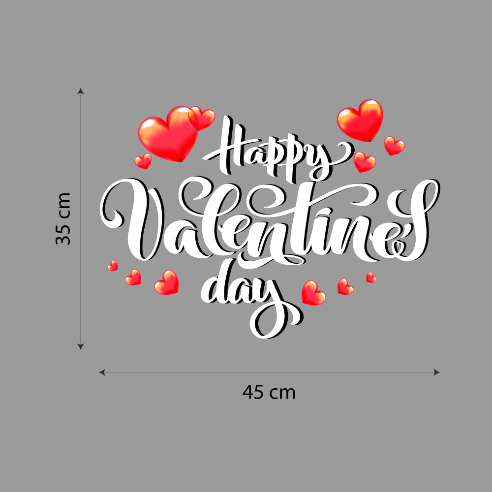 Vetrina San Valentino - Lettering - Adesivi Murali