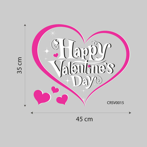 Cuore San Valentino | Vetrofania