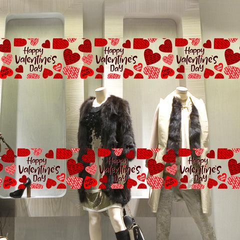 Fascia Valentine's day | Vetrofania