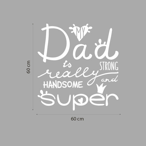 Il mio papà è super | Vetrofania