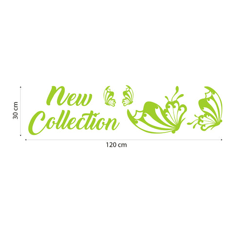 Nuova collezione con farfalla | Vetrofania