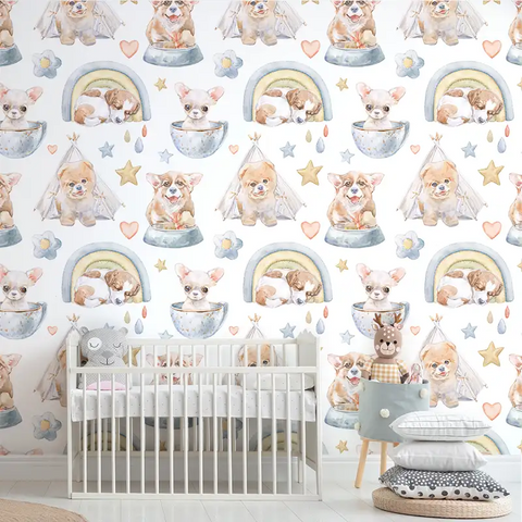 Little Dog | Rotolo Carta da Parati