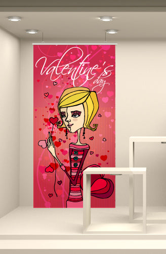 Fondale Bambina Innamorata